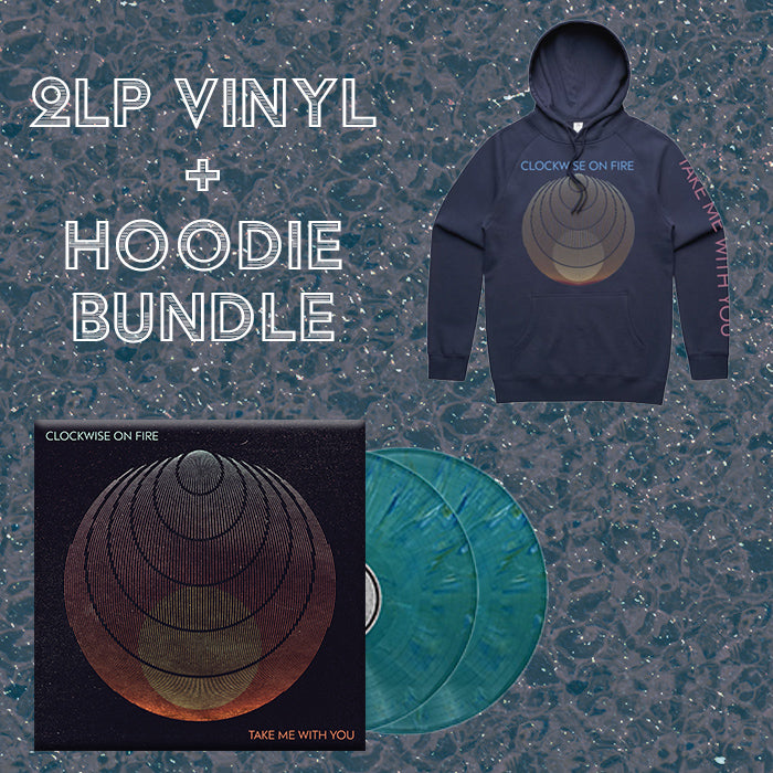 Take Me With You 2LP Vinyl and Navy Hoodie Bundle